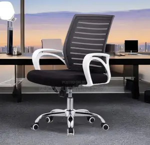 Office Chairs: Office Swivel Low Strong Mesh Back Chair