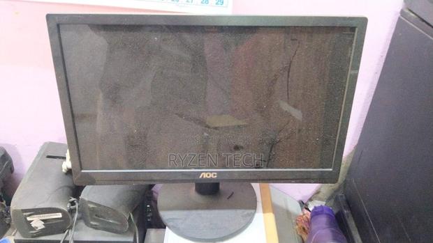 Aoc E970swn 18.5" Hd Monitor, Black Color,