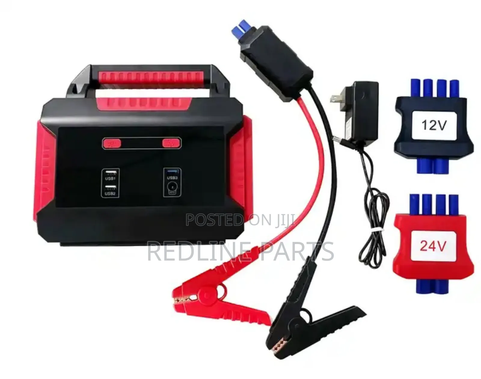 High Capacity 12/24v Battery Jump Starter