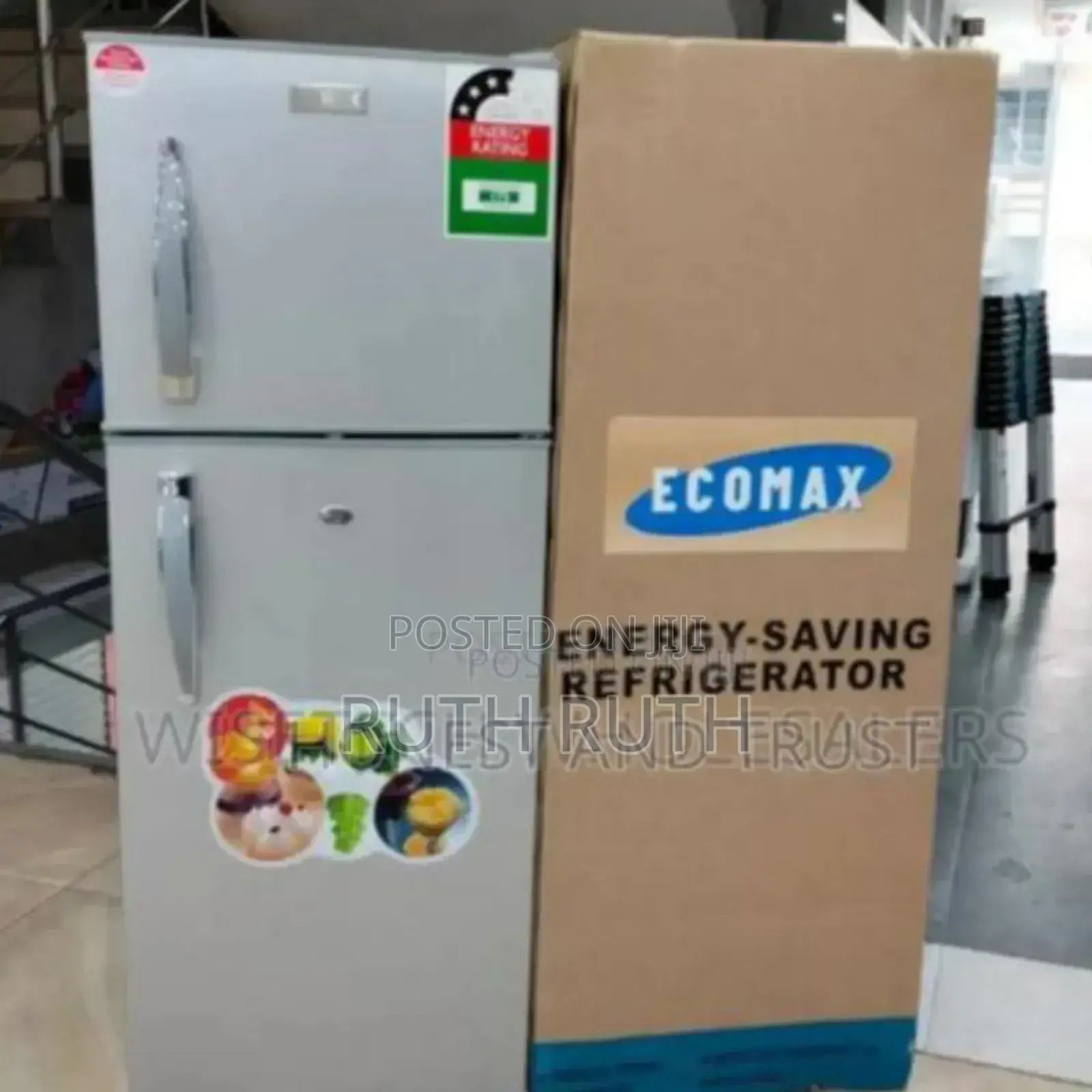 Brand New Double Door Ecomax 138litres Refrigerator