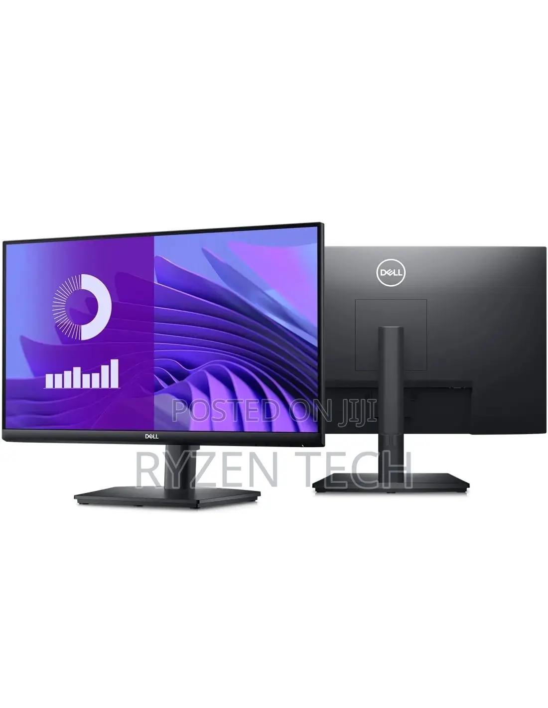 Dell E2425h 23.8" FHD Monitor, Black Color