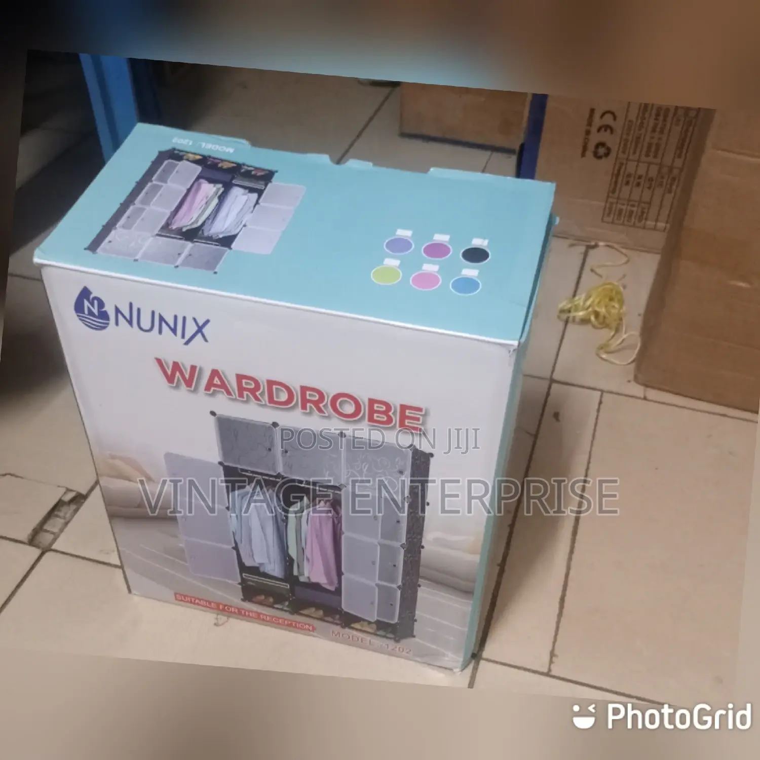 Nunix Plastic Wardrobe 3-Column