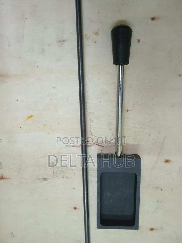 Original Crucible and Stir Rod - main view