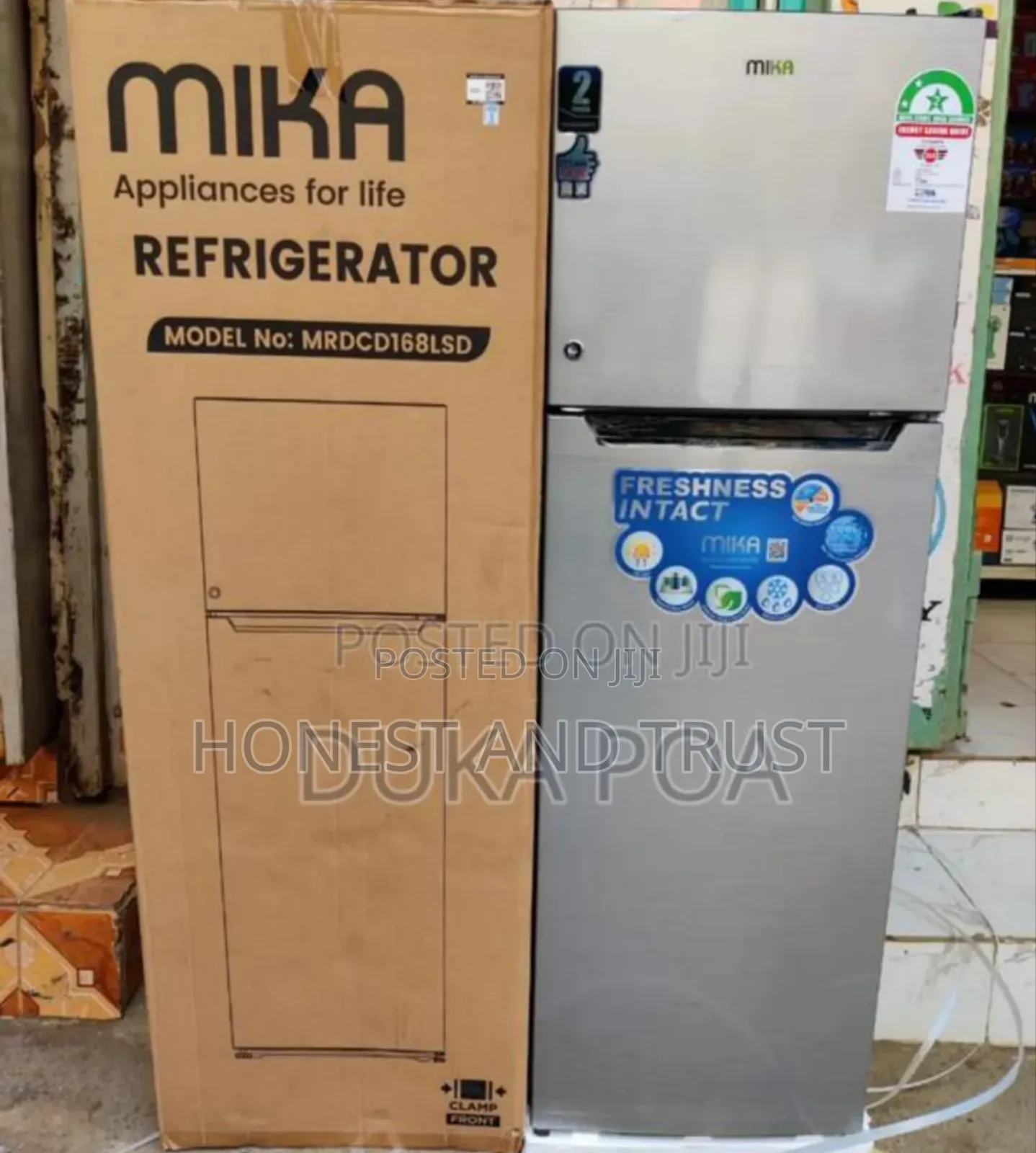 168 Litres Refrigerator Mika