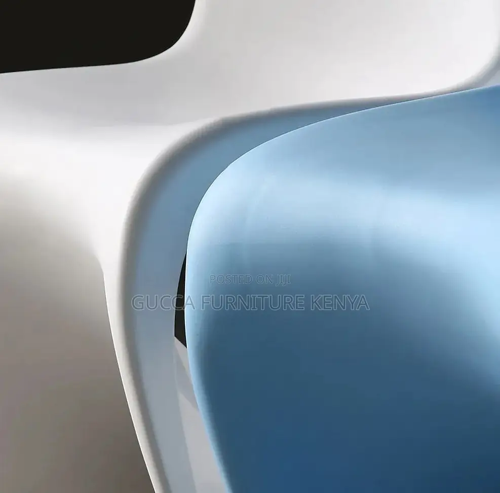 Home Chairs:Modern White Abs S-Shape Dining Chair