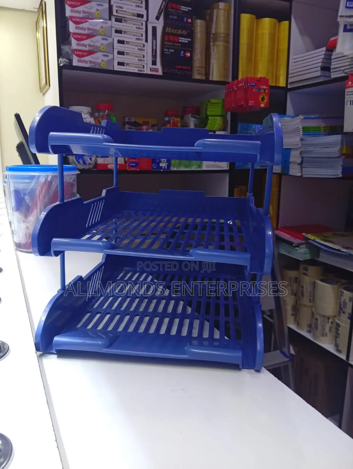 Plastic Documents Tray- 3 Tier