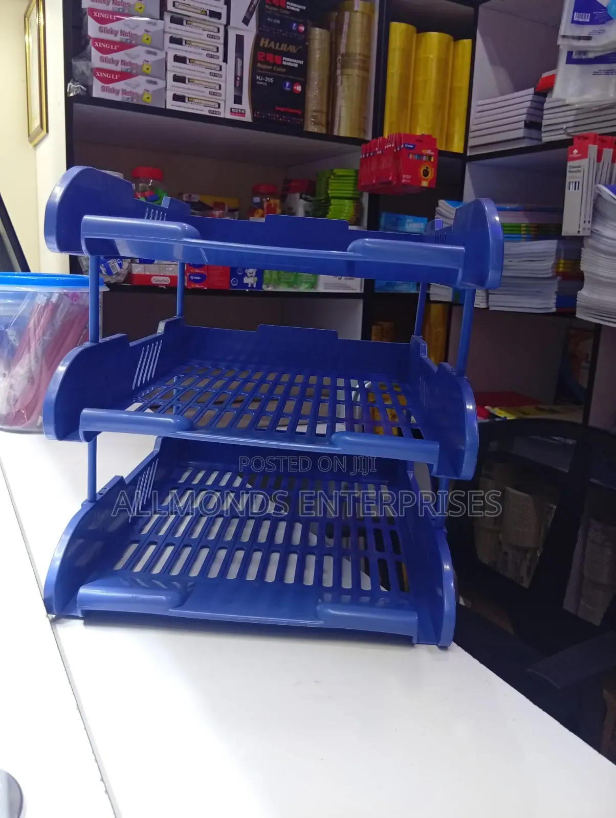 Plastic Documents Tray- 3 Tier