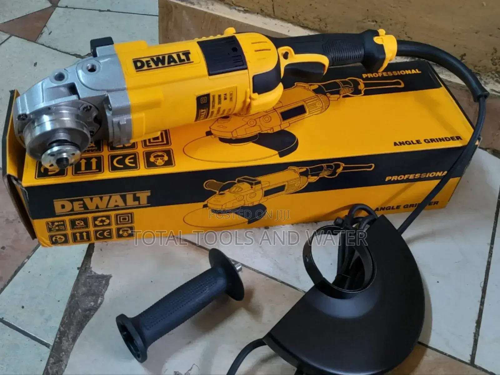 Commercial Duty Angle Grinder 9" Additional Handle 2600w