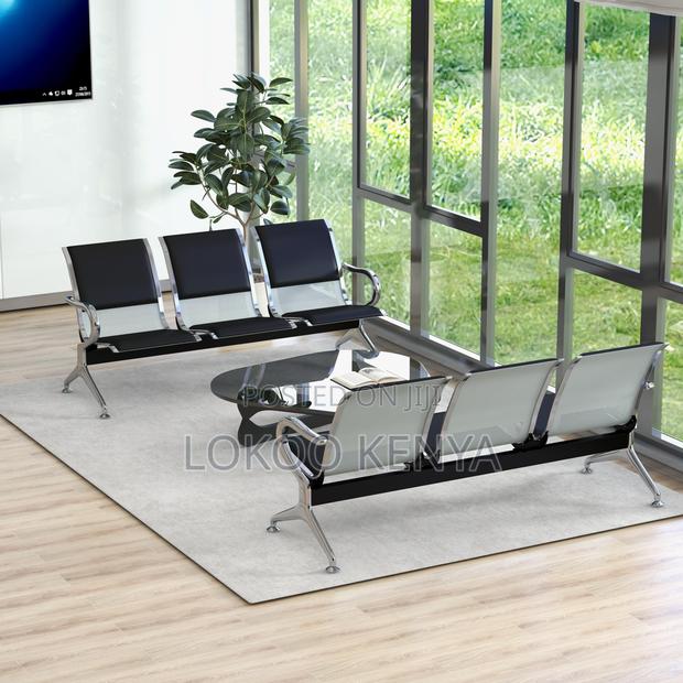 Office Bench: 3-Semi-Padded Reception Bench - thumbnail 2
