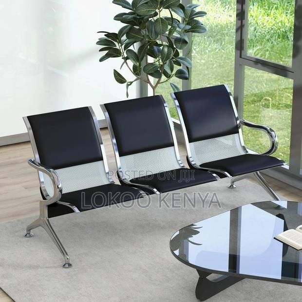 Office Bench: 3-Semi-Padded Reception Bench - thumbnail 3