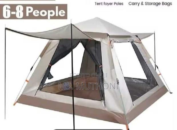 6 -8 People Camping Tent Available Colour: Blue - thumbnail 3