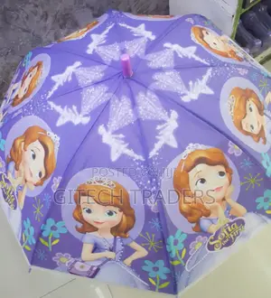 Cartoon Themed Kids Umbrella