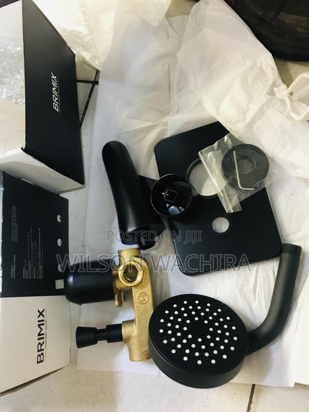 Black 4ways Concealed Mixer - main view