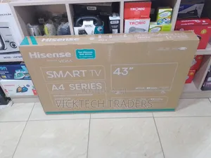 Hisense 43 Inch A4 Series Uhdframeless Tv With 2yrs Warranty