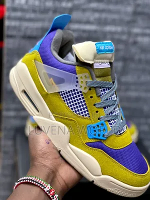 Air Jordan 4 Union "Desert Moss,"