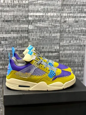 Air Jordan 4 Union "Desert Moss,"