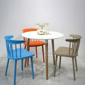 Home Chairs: Modern Style Stackable Plastic Dining Chair