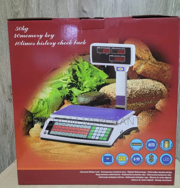 50kg Digital Weighing Scale With Receipt/Receipt Scale - main view