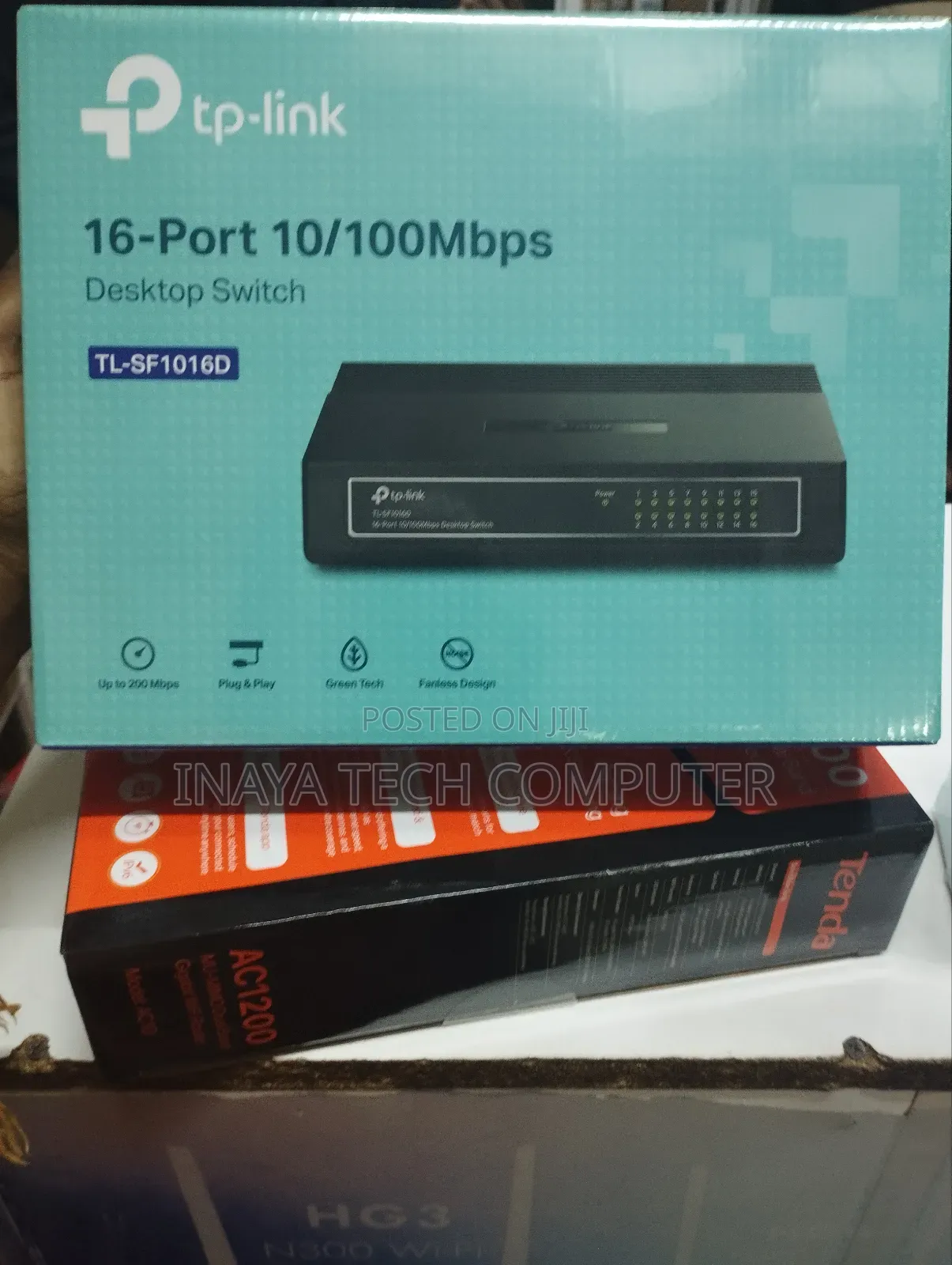 Tp-Link 16-Port 10/100mbps Desktop Switch Sf1016d