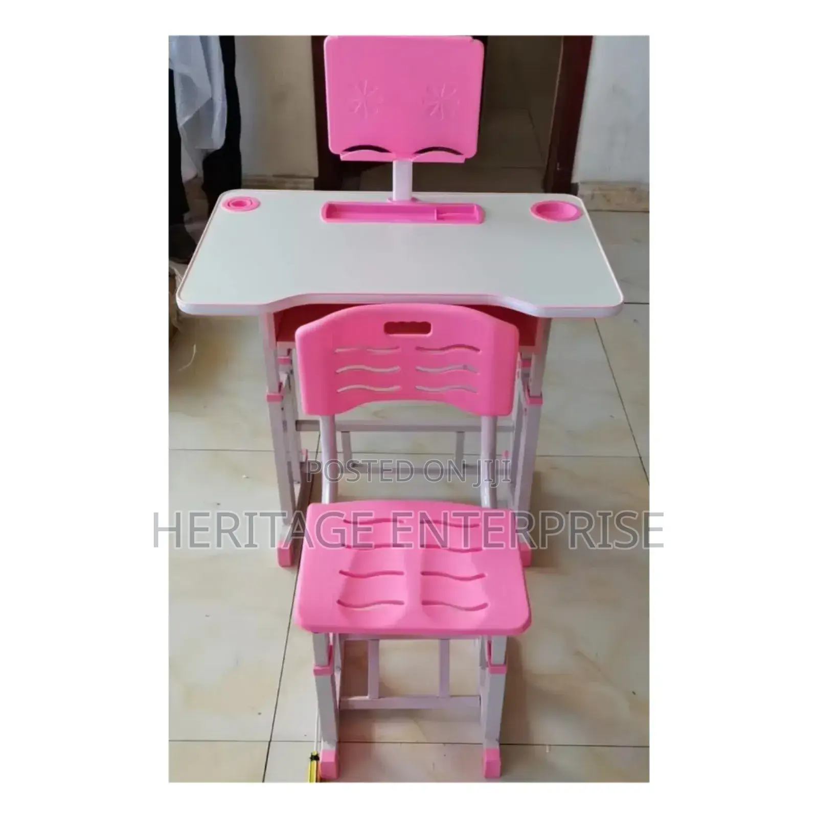 Kids Study Table, Pink