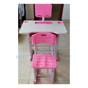 Kids Study Table, Pink