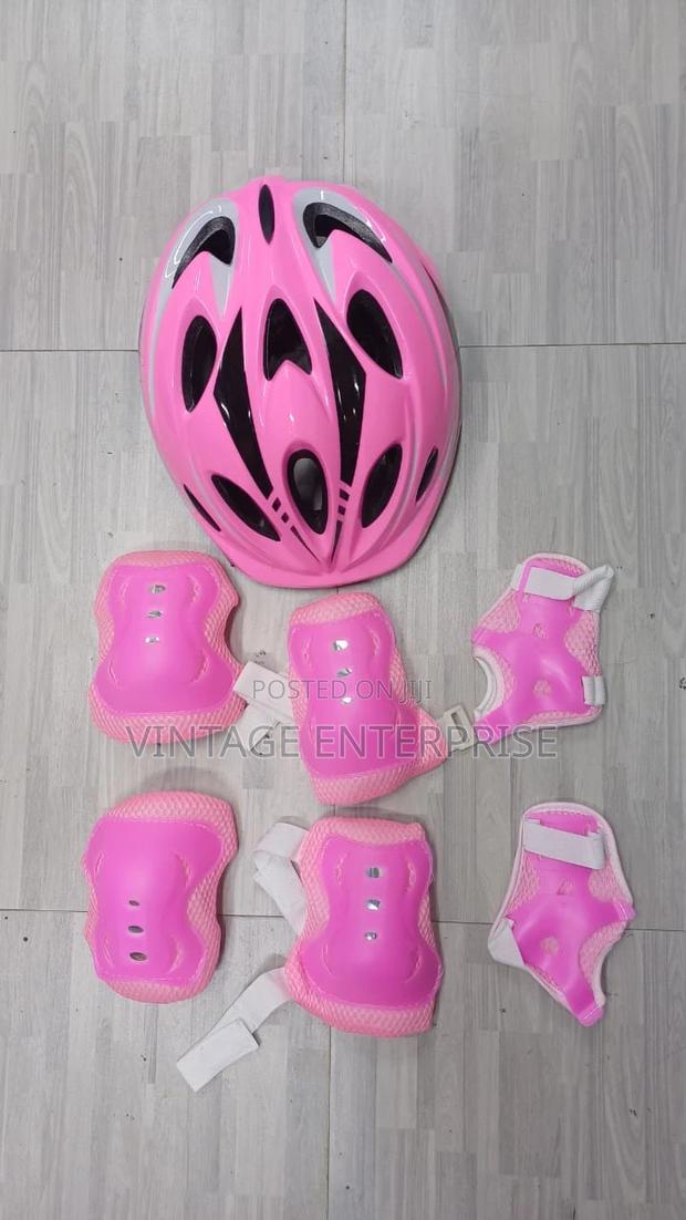 Kids Hard Helmet and Guards - main view