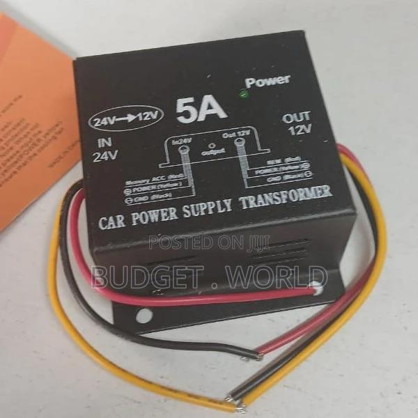 Car Power Supply Transformer In24v-Out12v-5a<