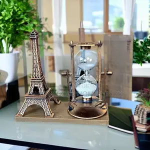 Rustic Hour Glass X Eiffel Tower Decor
