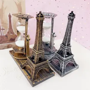 Rustic Hour Glass X Eiffel Tower Decor