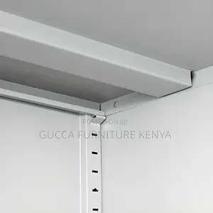 Office Cabinets: Steel Office Storage Unit With 2-Glass Door