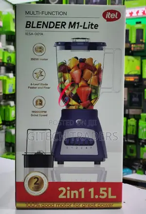 Itel 1.5l Multi-Functional 2in1 Blender