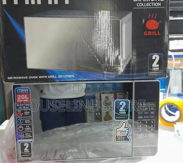 Brand New Black Mika Microwave With Grill