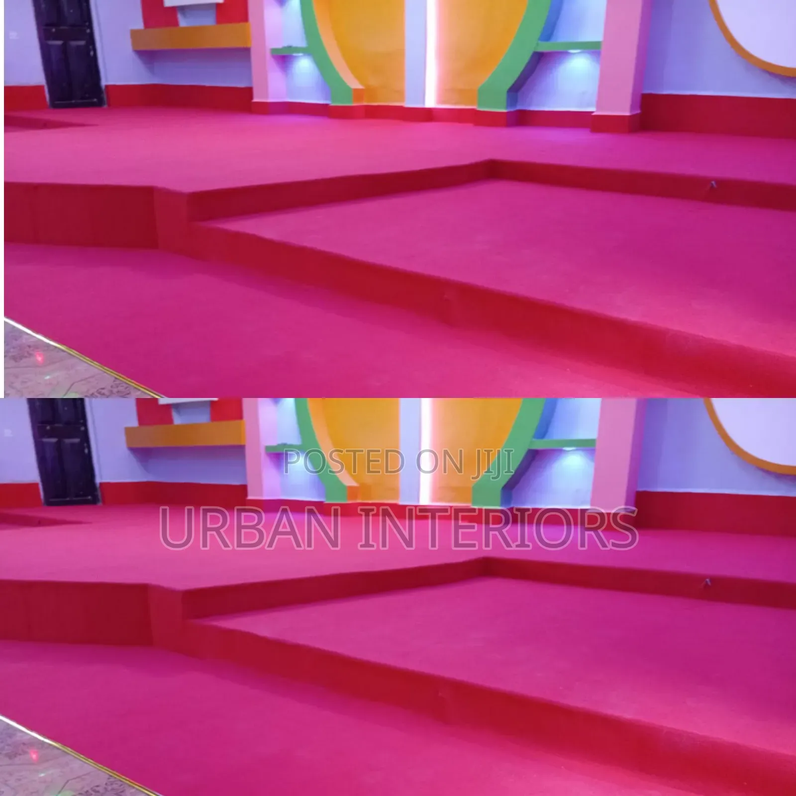 Red Vip Carpets. Church Altar Carpets