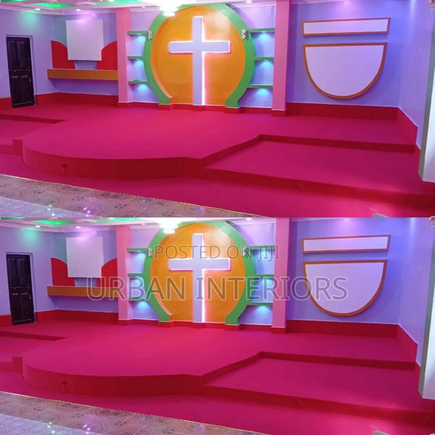 Red Usa Church Altar Carpets