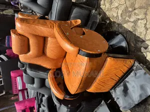 Brown Kinyozi Barber Chair
