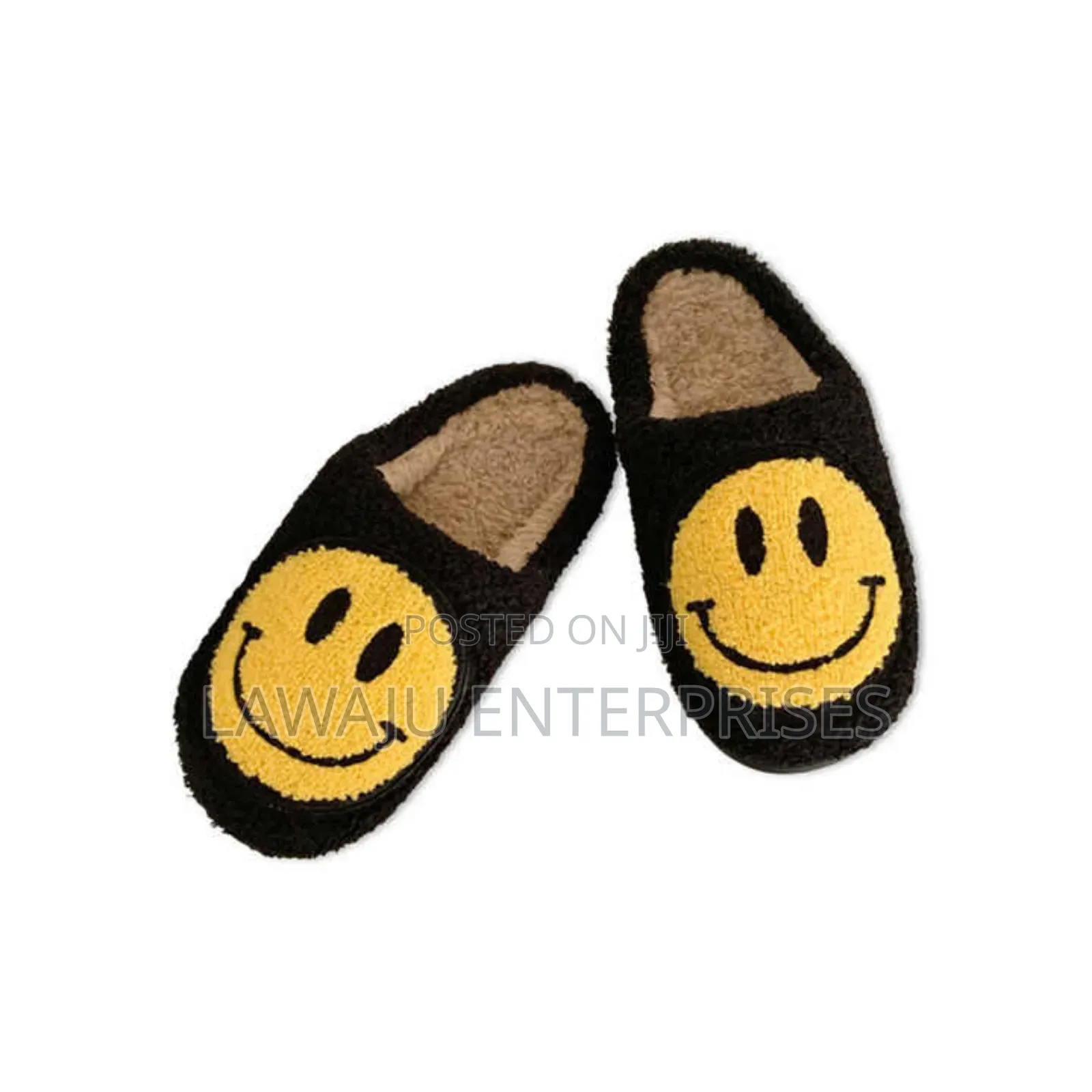 Smiley Face Fur Slip-On