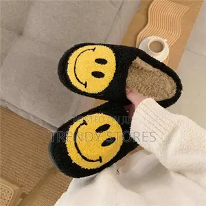 Smiley Face Fur Slip-on