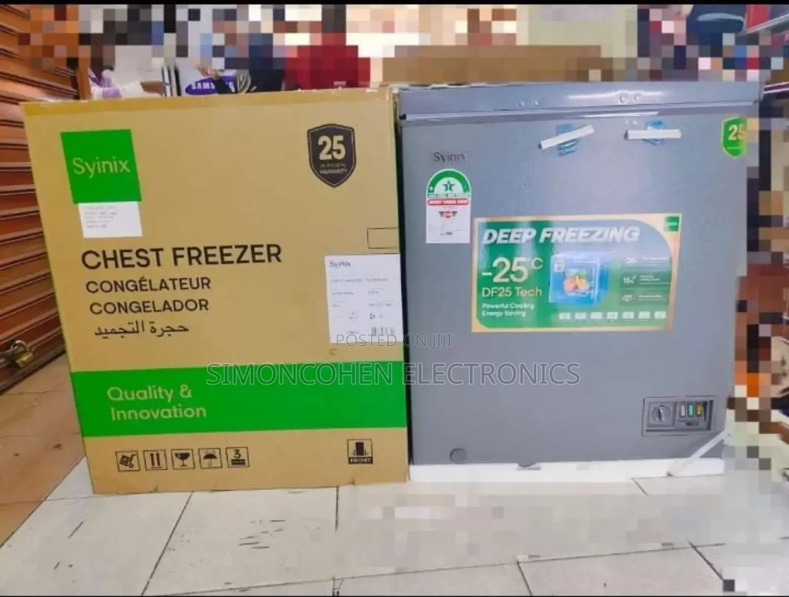 Syinix 147 Litres Freezer