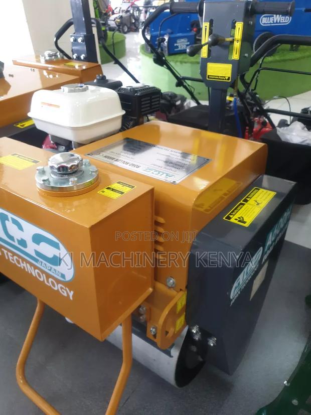 Aico Japan Petrol Powered Double Drum Roller Machine - main view