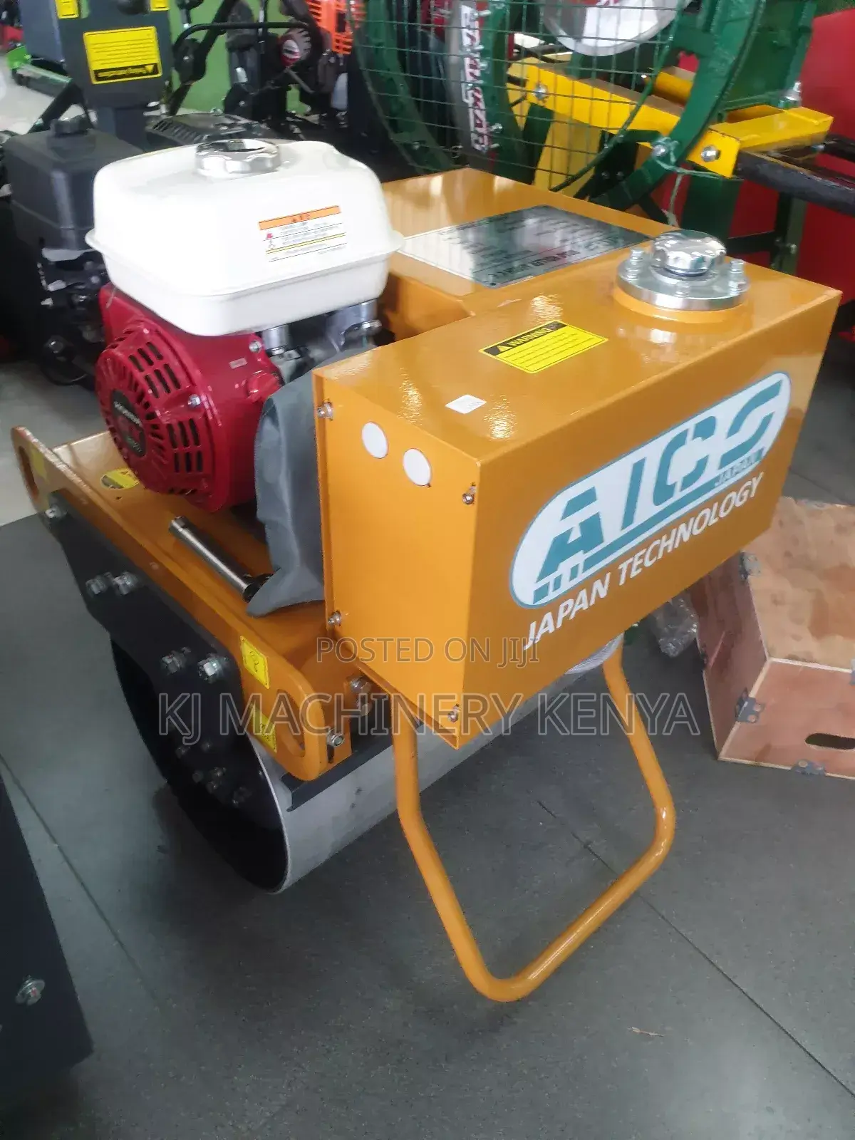 Aico Japan Petrol Powered Double Drum Roller Machine