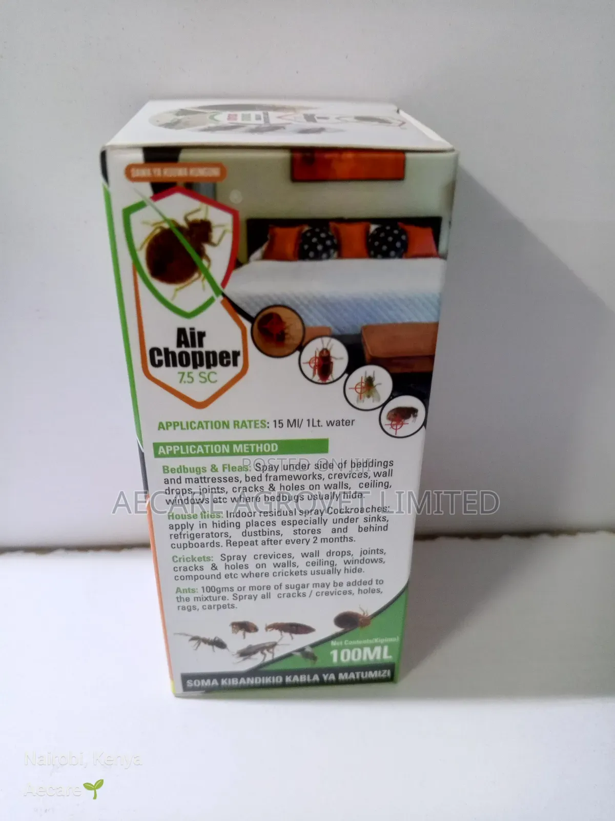 Air Chopper 7.5sc Insecticide 30ml and 100ml