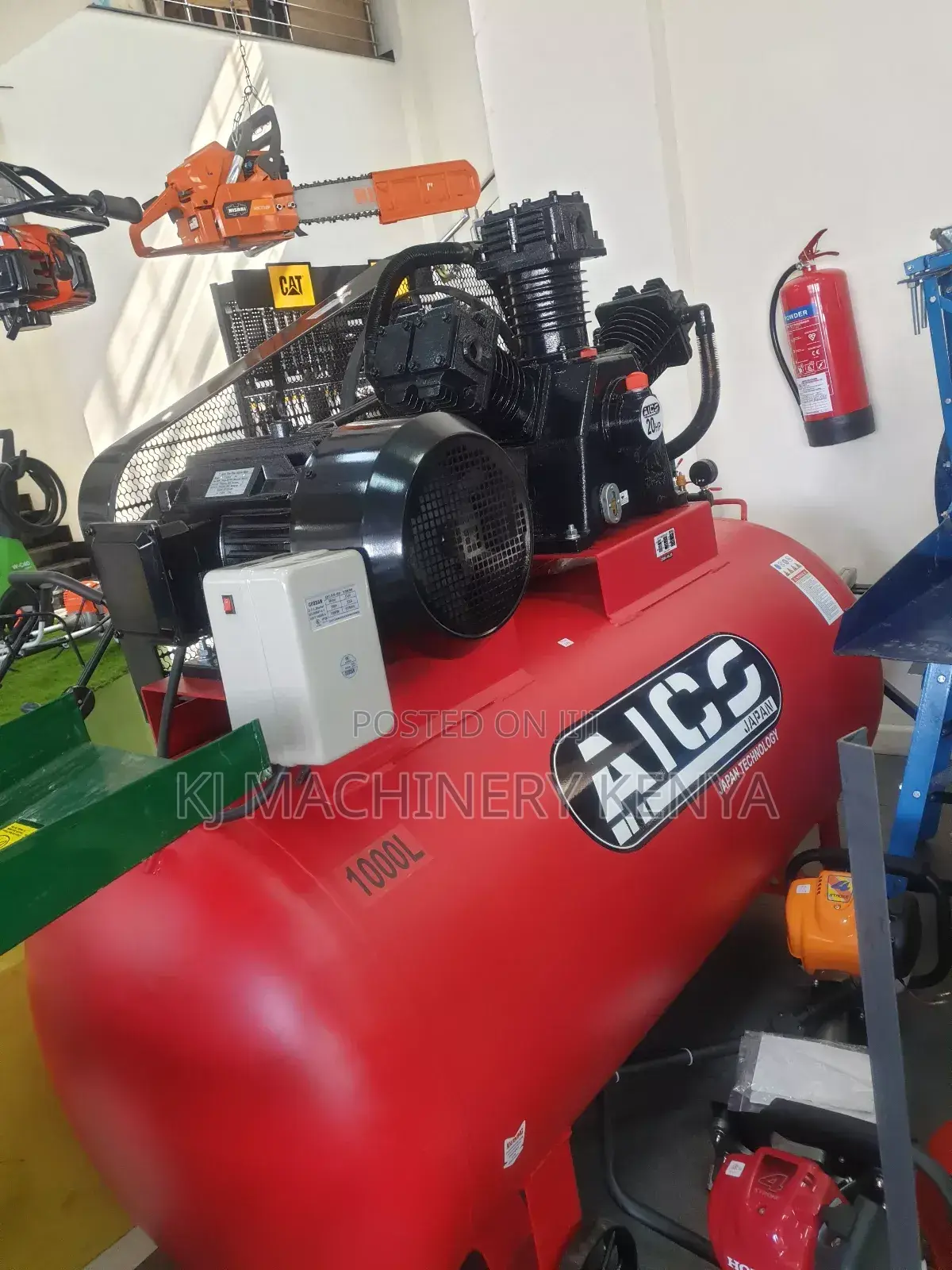 1000l Three Phase Air Compressor Machine Aico Brand