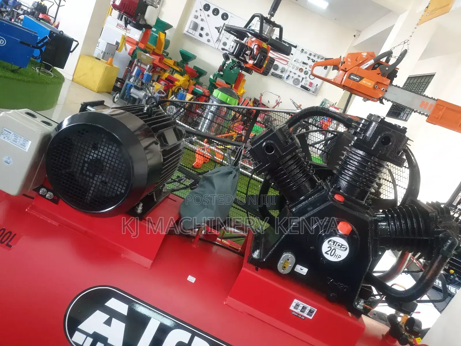 1000l Three Phase Air Compressor Machine Aico Brand