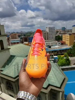 Puma Orange Fg/Ag Football Boots Ultimate Ultra