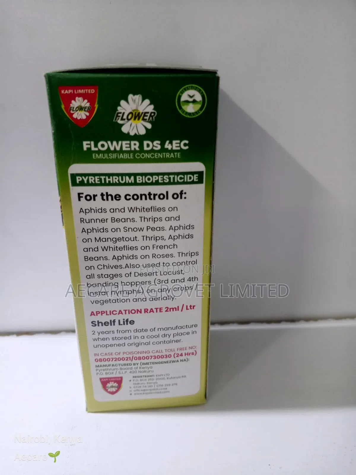 Flowerds 4ec Natural Pyrethrum Biopesticide 40,80,240 480ml