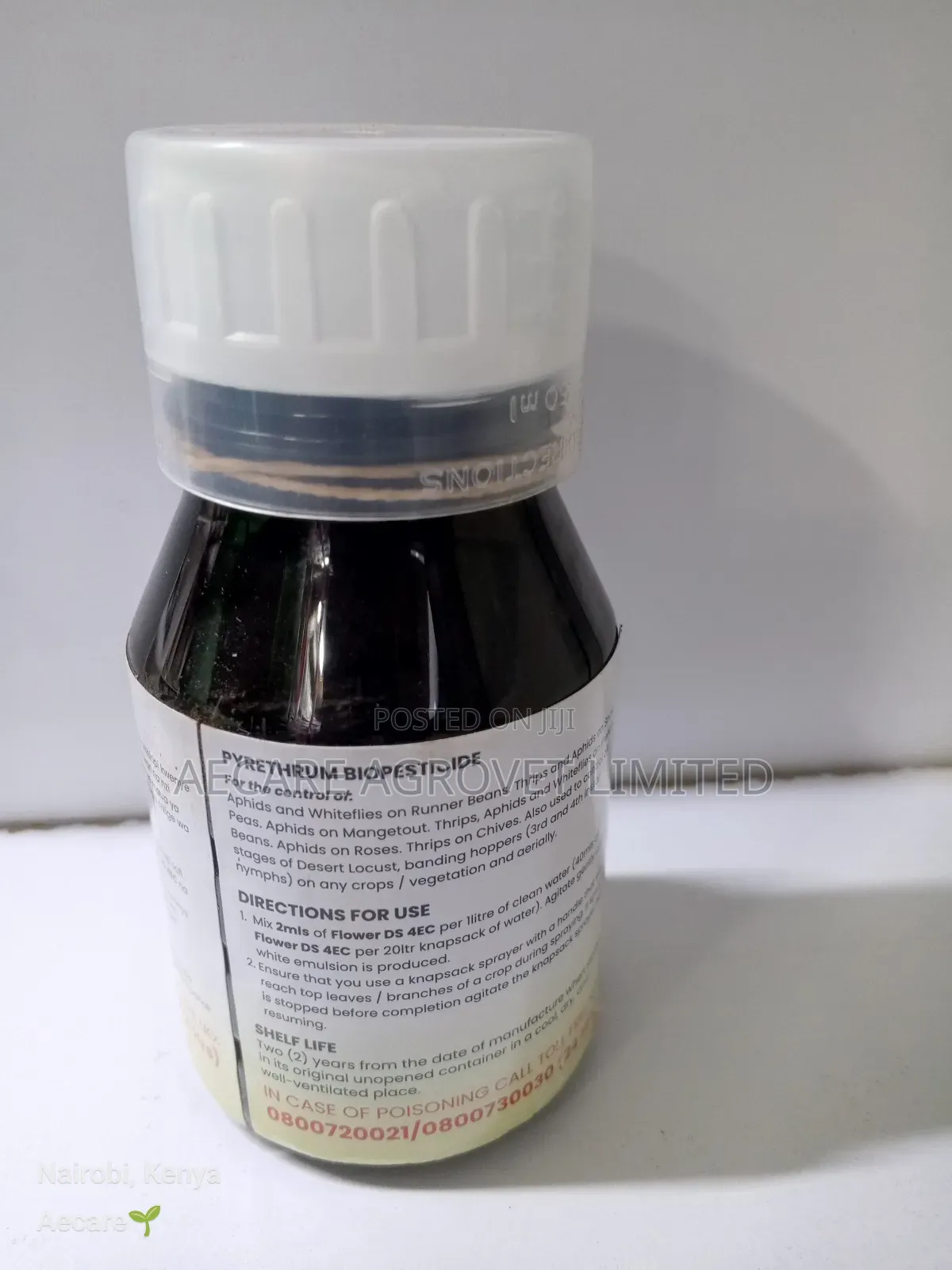 Flowerds 4ec Natural Pyrethrum Biopesticide 40,80,240 480ml