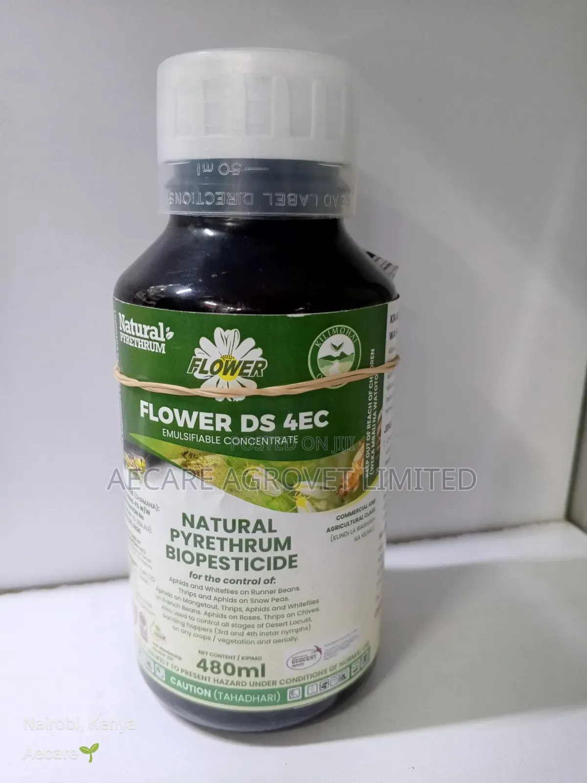 Flowerds 4ec Natural Pyrethrum Biopesticide 40,80,240 480ml
