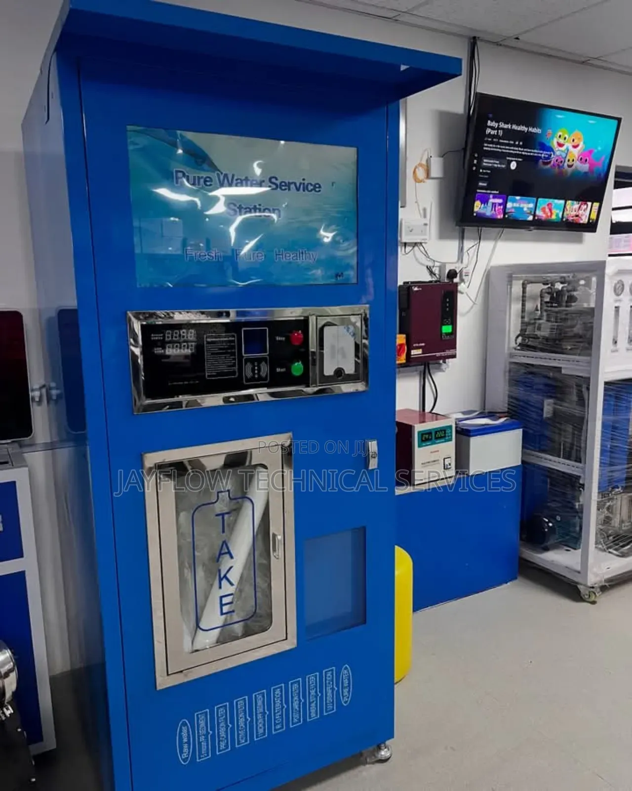 Card and Coin Water Vending Machine
