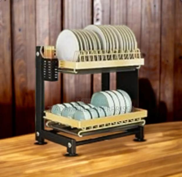 Space-Saving Stainless Steel Dish Drainer,Utensil Holder