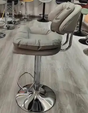 Home Chairs: Bar Chair Upholstered in Pu Leather